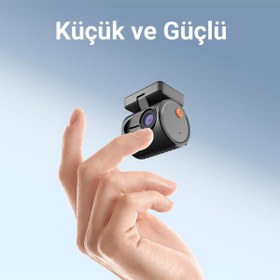 Resim Kawa Mini 3 2k 1296p Wdr 135 Geniş Açı Lens Araç Kamerası 