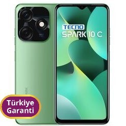 Resim Tecno Spark 10C TR Garanti | 128 GB 8 GB Yeşil 