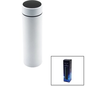 Resim Go İthalat BEYAZ LED DERECE GÖSTERGELİ 304-ÇELİK TERMOS 500ML FİLTRELİ 12 SAAT SICAK - SOĞUK TUTMA 