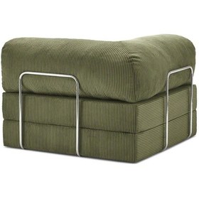 Resim Legom Koltuk Berjer Uzanma Koltuğu Tek Kişilik Kanepe Yatak Yeşil 