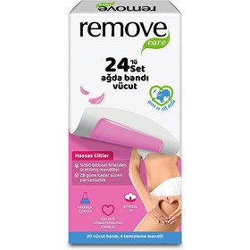 Resim Remove Care Vücut Ağda Bandı Hassas Ciltler 24'lü 