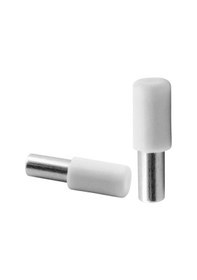 Resim Raf Pimi Plastik Başlı Cam Tutucu Çivisi Mobilya Dolap Pimi Beyaz 100 Adet 