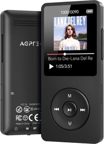 Resim AGPTEK MP3 Çalar 32 GB Bluetooth 5.3, 1.8 İnç Ekran, 70 Saat Çalma Süresi 