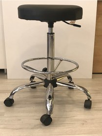 Resim Dekofis Krom Çemberli Tabure 