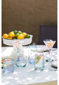 Resim Rakle Marsilya 4'lü Meşrubat Bardağı Seti Mavi-turkuaz 470 Cc 
