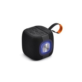 Resim BTS-89 2400 mAh Ledli Taşıma Kancalı Siyah Bluetooth Hoparlör Sunix