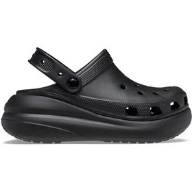 Resim Crocs Classic Crush Clog Black Kadın Terlik 207521-001 Siyah 