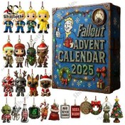 Resim 2025 Noel "fallout" Advent Geri Sayım Takvimi Kör Kutu Dekoratif Akrilik Kolye 26 18 3cm Tip A 