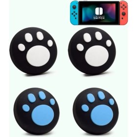 Resim Feza Nintendo Switch 4 Adet Sevimli Pati Analog Başlığı 