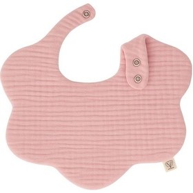 Resim 3'lü %100 Pamuklu Organik Soft Renkler 8 Katlı Müslin Bebek Önlük / Salya Önlüğü/nikel Free Çıtçıt 
