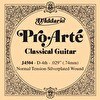 Resim D'Addario J4504 D-(RE) Naylon Gümüş Sarım Klasik Tek Tel 