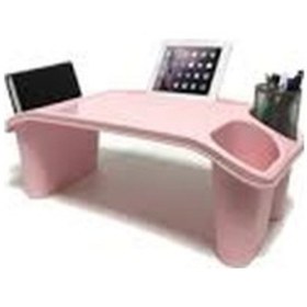 Resim Demirel Sağlam Plastik Çok Amaçlı Hobi Sehpası Pembe 