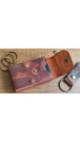 Resim Sumerian Wallet Sigara Kılıfı Crazy Deri (Anahtarlık Hediye) 