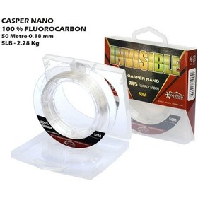 Resim Captain Casper Nano %100 Fluoro Carbon Misina 50mt 0,25 Mm 
