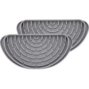 Resim 2pcs Buzdolabı Damla Catcher Tepsi Mini Buzdolabı Su Dağıtıcı Damla Tepsisi Silikon Buzdolabı Dökülüyor Su Pad (Yurt Dışından) 
