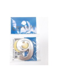 Resim Periboia 4 Cm Plastik Krom Kaplama Kapı Numarası - 9 
