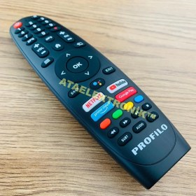 Resim Ata Elektronik Orijinal Profilo 32PA225EG 58PA525EG 65PA525EG 55PA515EG 50PA515EG 50PA315EG Android Smart Tv Kumanda Orijinal Profilo Blaupunkt Onvo Ses Komut Yoktur 