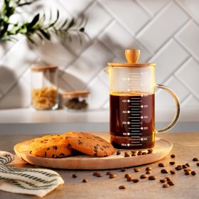 Resim UltraMint Şık ve Kullanışlı French Press 700 Ml, Kahve ve Çay Keyfi Için Ideal 