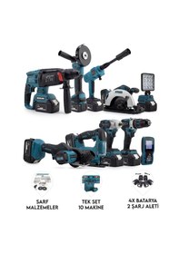 Resim Chelikbei 36 Akülü Vidalama Seti 10'lu Mavi 