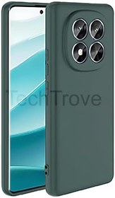 Resim Xiaomi Redmi Note 14 Pro 4G Kılıf Yumuşak Ve Esnek Tpu Silikon Kapak Koyu Yeşil 