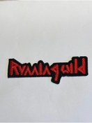 Resim StüdyoÜmitTişört Runnıng Wıld-kırmızı Logo Patch-peç,arma,kot Yaması 