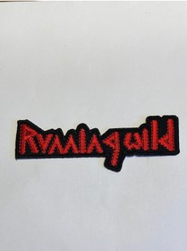 Resim StüdyoÜmitTişört Runnıng Wıld-kırmızı Logo Patch-peç,arma,kot Yaması 