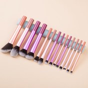 Resim 14 adet Yumuşak ve Rahat Makyaj Fırçası Seti - Toz, Blush, Temel, Göz Altı, Kontür Fırçaları Dahil - Günlük Kullanım ve Seyahat için İdeal - Kadınlar için Mükemmel Hediye, Seyahat Makyaj Seti | Şık Fırça Tasarımı | Naylon Tüyler, Makyaj Fırçaları 
