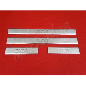 Resim Markadan Peugeot 301 Krom Kapı Eşiği 2012 Sonrası 4 Parça Paslanm 