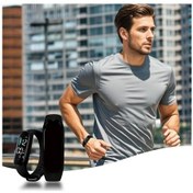 Resim Gaojunshop01 Öğrenciler İçin Yeşil Dokunmatik Led Spor Saati - Dayanıklı Pvc Kayış, 24 Saat Gösterge, Okul Ve Spor Aktiviteleri İçin, Fitness Takip, Rahat Tasarım, Modern Kol Saati, Elektronik Zaman Aleti, Aktif Yaşam Tarzı. Diğer 