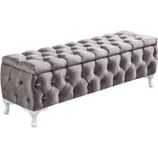 Resim Setay Yatak Ucu Pufu, Cappy Bench, Sandıklı Ayakucu Pufu 40x50x150 