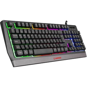 Resim Rampage Kb-r52 Style Rainbow Aydınlatmalı Oyuncu Klavye 