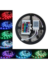 Resim 5 Metre Rgb Şerit Led Seti-iç Ve Dış Mekan Silikonlu-tak Çalıştır 