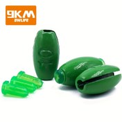 Resim 9KM 10 adet Hızlı Değişim Balıkçılık Kurşun Ağırlıkları, Deniz ve Tatlısu Balıkçılığı için Damlama Şutu Ağırlıkları, 1g ~ 20g, Zeytin Topu Tasarımı, Pürüzsüz Yüzey, Kolay Değiştirme, Koyu Yeşil, Balıkçılık için Ağırlıklar 
