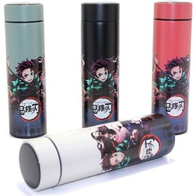 Resim Anime Baskılı Dijital Göstergeli Termos 500 ml Model 4 