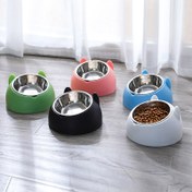 Resim Premium Paslanmaz Çelik Kedi ve Köpek Kapları - Yiyecek ve Su için Kaymaz Taban - Yavru Köpek ve Kedi Beslemesi için Mükemmel! 