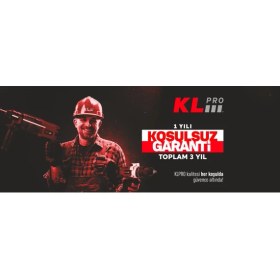 Resim KL Pro 18VOLT Li-Ion Profesyonel Darbeli Matlap Aküsüz Tek Makine KLDM18-00 