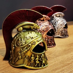 Resim MiraLive Metal Dekoratif Şövalye Miğferi 