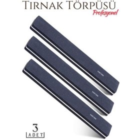Resim MKR Turk Manikür Pedikür Tırnak Törpüsü 100/180 Grid Profesyonel 3 Adet 