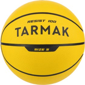 Resim Basketbol Topu - 5 Numara - Sarı - R100 