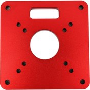 Resim Springsun Alüminyum Alçıklı Tırnak Makinesi Devriye Paneli - Kırmızı, 120x120mm, Ters Çalışma Fonksiyonu 