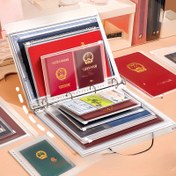 Resim Genişletilebilir Aile Belge Düzenleyici Düzenleyici, Çoklu Cep Detaylı - A4 Mektuplar ve Doğum Belgeleri İçin PP Malzeme Dosya Cetveleri ve Cep Detayları 