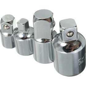 Resim Guangdong Spirit 4 Adet Cırcır Anahtar Soket Adaptörü Dönüştürücü Redüktör Çelik 1/2 Inç 1/4 Inç 3/8 Inç 
