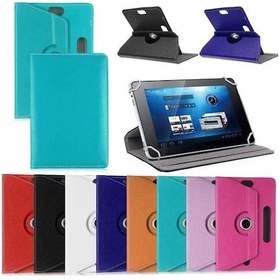 Resim Asus Uyumlu Memo Pad Hd 7 Me173X Tablet Kılıf Deri Standlı Dönerli 7 Inç 