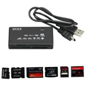 Resim Platoon Çoklu Kart Okuyucu ALL in 1 CF Micro Sd SD Mİni Sd SD HC Card Rea 