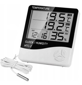 Resim OEM LCD Elektronik Dijital Sıcaklık Nem Ölçer Termometre 