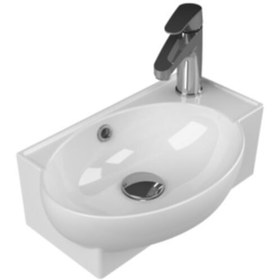 Resim TURKUAZ Cerastyle Mini Tezgah Üstü Lavabo 28*45 Cm 