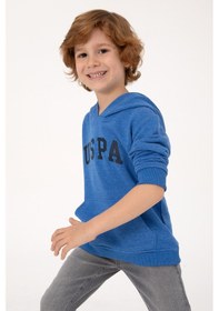 Resim U.s. Polo Assn. Erkek Çocuk Sweatshirt 50314005-vr251 Koyu Mavı Melanj 