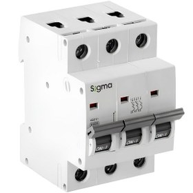 Resim 32 Amper C Tipi 3 Kutuplu Otomatik Sigorta C3x32a 6ka 