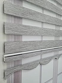 Resim BBB Bambu Gri Stor Zebra Perde MZ495 110x200 