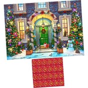 Resim Suntek Yılbaşı Bulmacası Advent Takvimi 1008 Parça 70cmx50cm 